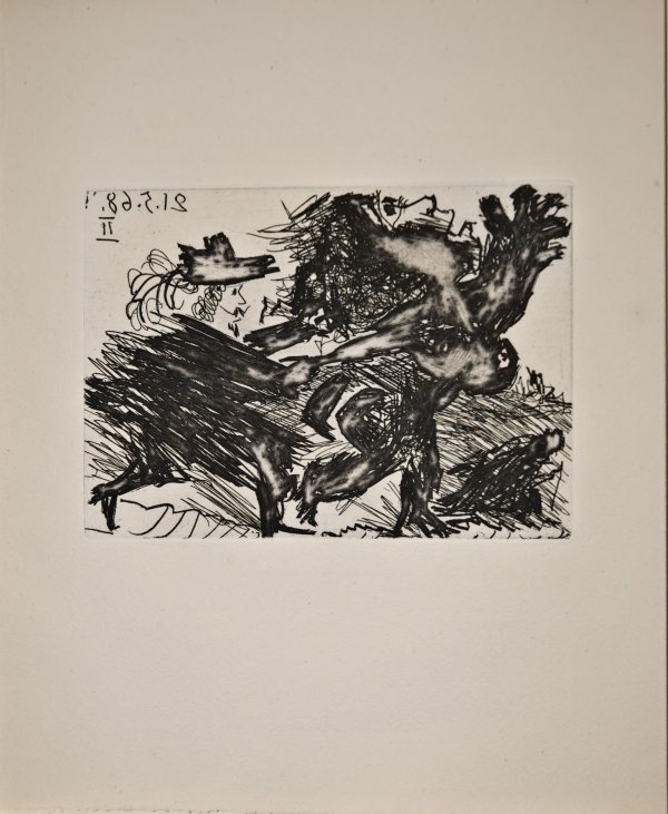 La Célestine. Fuite by Pablo Picasso