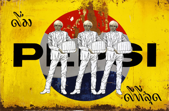Warhol On Pepsi by Pakpoom Silaphan