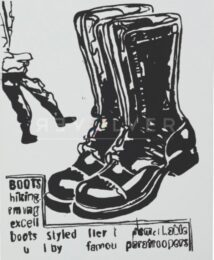 Paratrooper Boots by Andy Warhol at Revolver Gallery