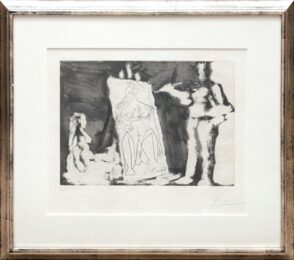 Peintre Et Sa Toile, Avec Un Modèle. by Pablo Picasso at Peter Harrington Gallery