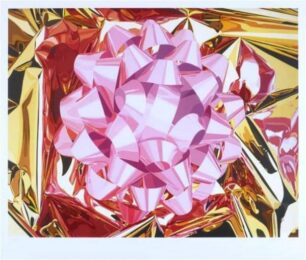 Pink Bow by Jeff Koons at Puccio Fine Art