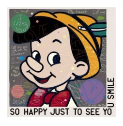 Pinocchio by David Spiller at Harwood King Printmakers