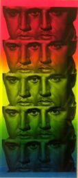 Rainbow Elvis Ii by Ron English at Gregg Shienbaum Fine Art