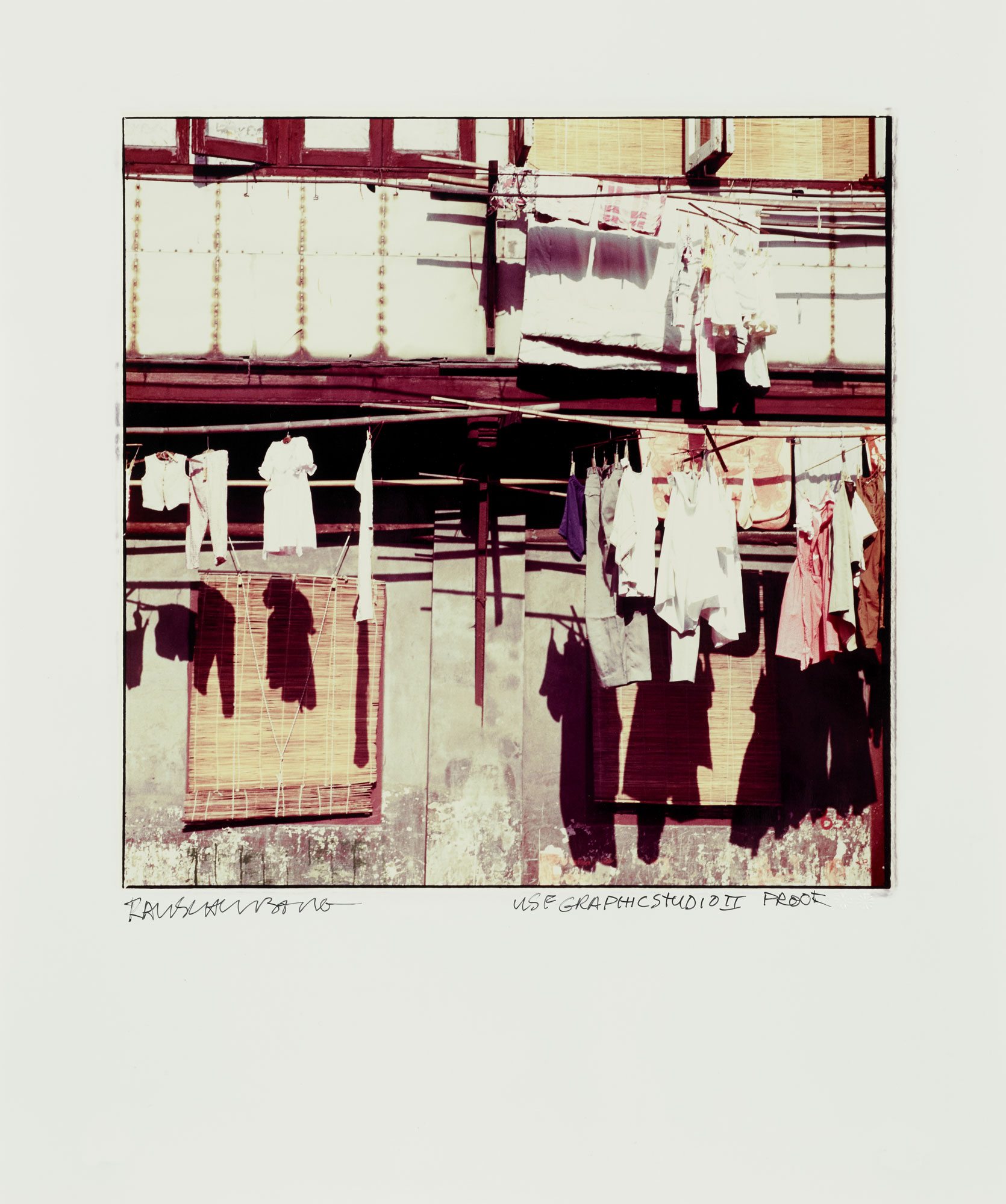 Hanging Clothes by Robert Rauschenberg