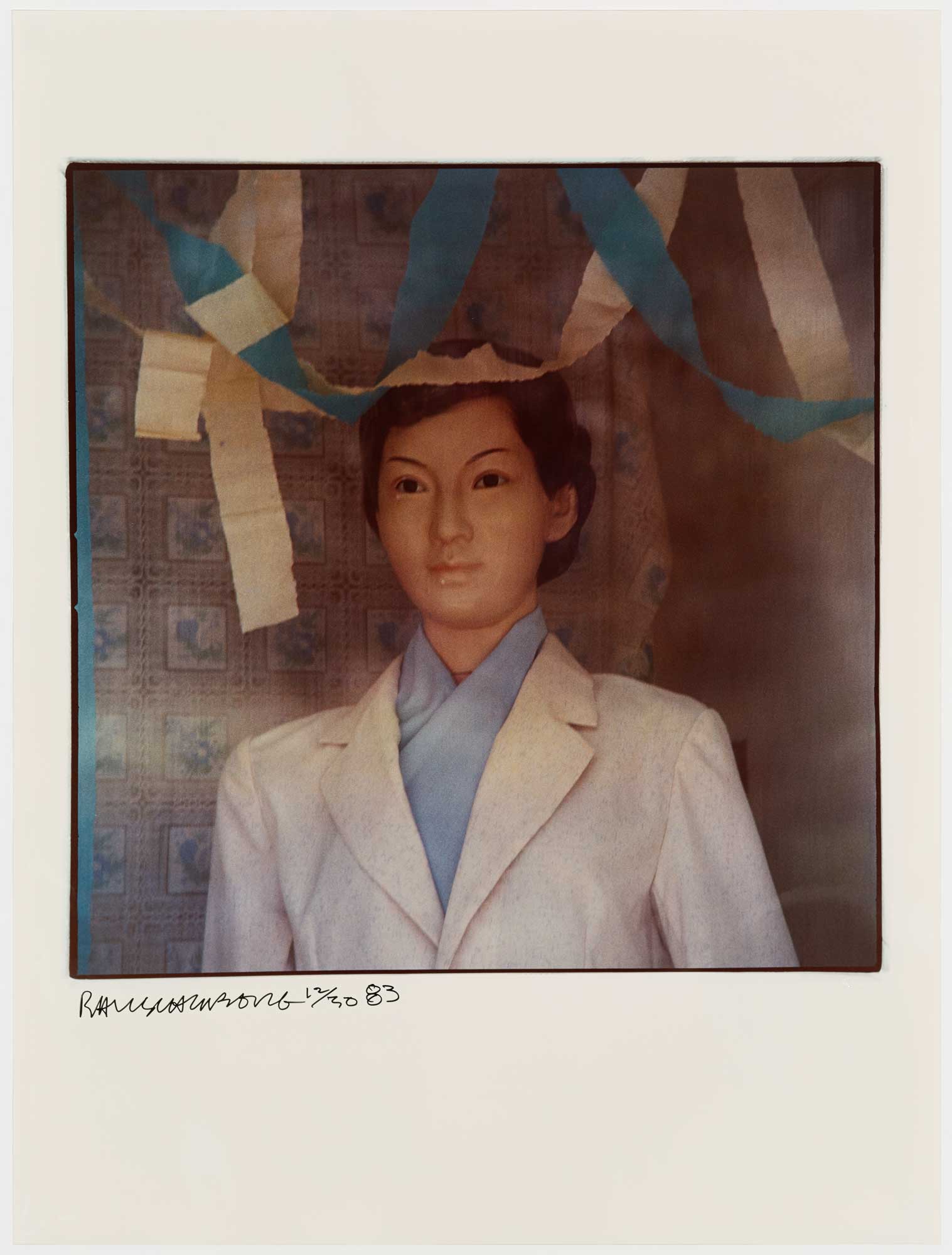 Blue Lady by Robert Rauschenberg