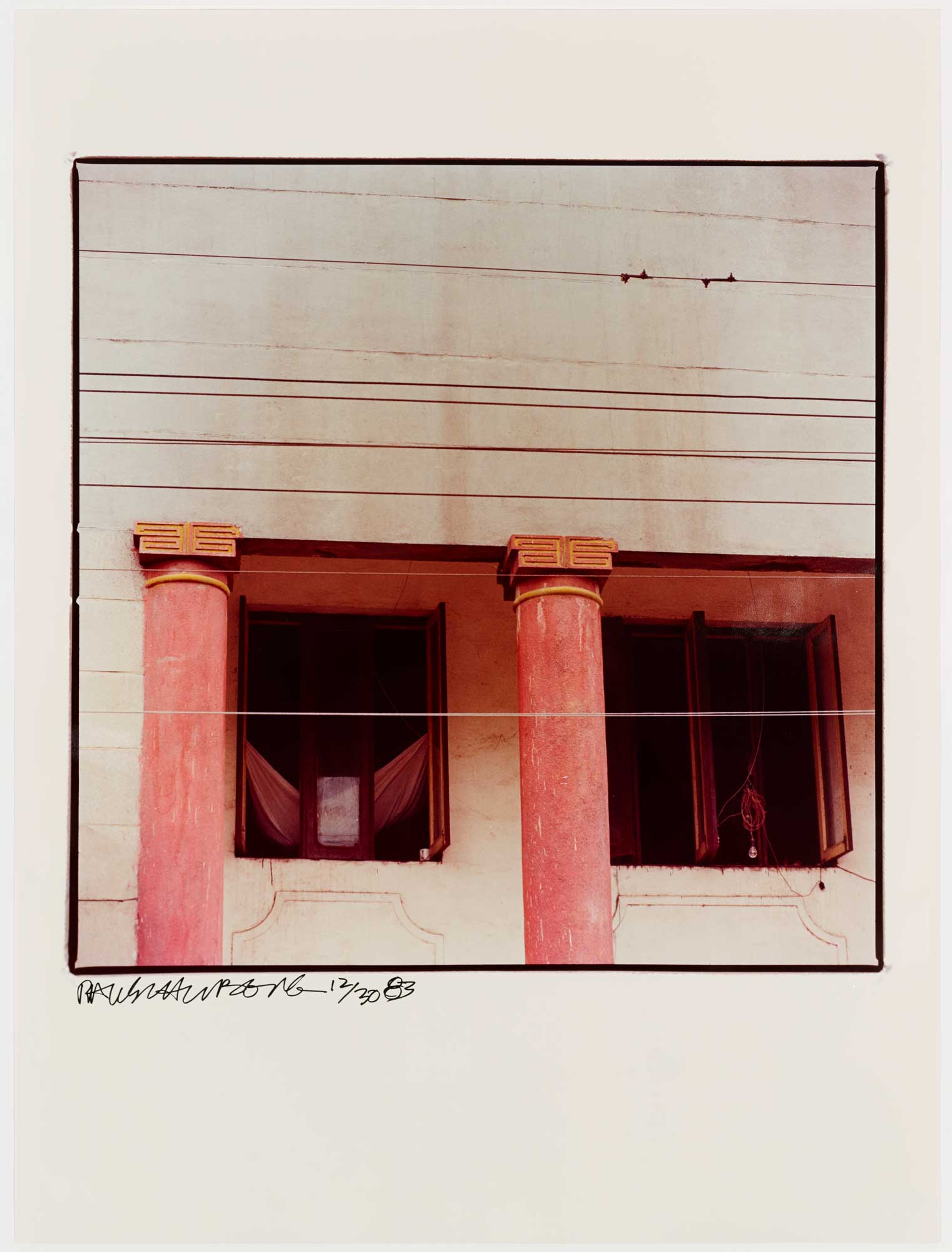 Pink Pillars by Robert Rauschenberg