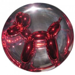 Red Ballon Dog by Jeff Koons at Hamilton-Selway Fine Art