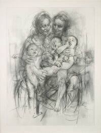 Reproduction Drawing Iv (after The Leonardo Cartoon) by Jenny Saville at Lieberman Contemporary