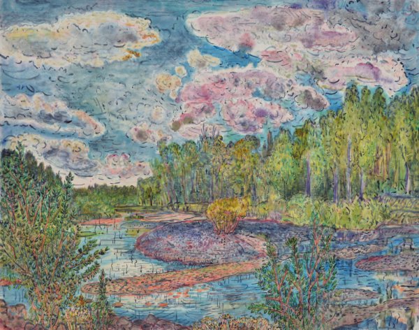 River Wind And Light by Nancy Friese