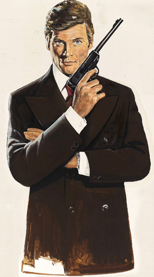 Roger Moore 007 – Diamond Dust by Robert McGinnis