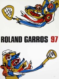 Roland Garros 97 by Antonio Saura at Sylvan Cole Gallery