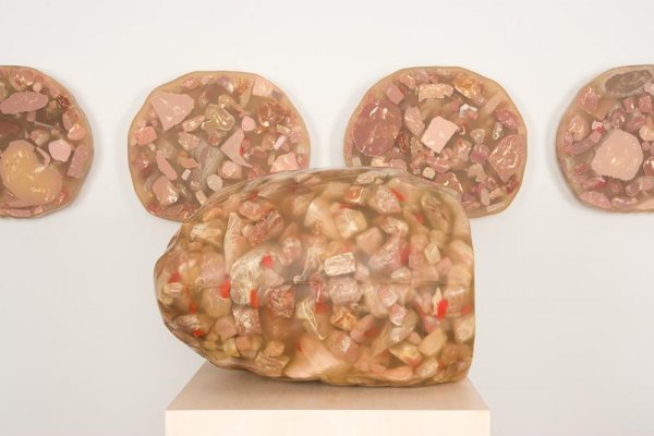 Head Cheese (loaf And 7 Large Slices) by Roxy Paine