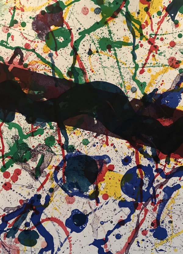 Untitled, From Michael Walberg Poemes Dans Le Ciel by Sam Francis
