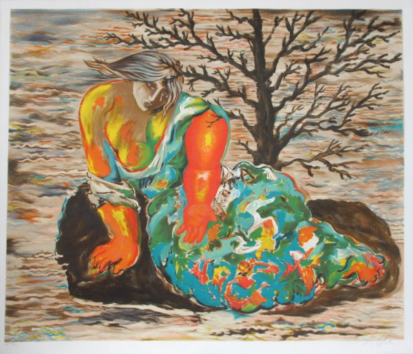 Seated Woman by Sandro Chia