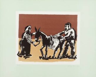 Scene On The Shore by Josef Herman at Pomegranate Fine Art
