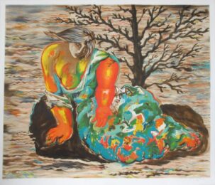 Seated Woman by Sandro Chia at RoGallery