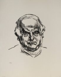 Selbstbildnis En Face by Ludwig Meidner at Sylvan Cole Gallery