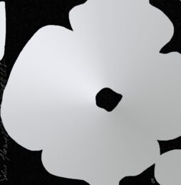 Silver Flowers, March 5, 2011 by Donald Sultan at ebo Gallery