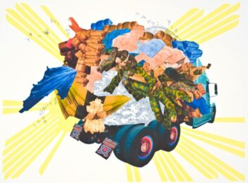 Sindh Super Highway by Fawad Khan at Lower East Side Printshop