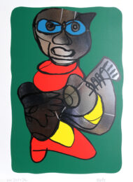 Singing Hands (green) by Karel Appel at RoGallery