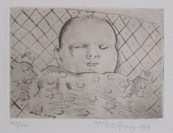 Sleeping Baby by Milton Avery at William Chambers Art