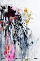 Snap_ Wall Of Water by Maggi Hambling at Paul Stolper Gallery
