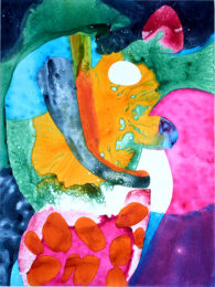 Soft Cells 1 by Carrie Moyer at Center Street Studio