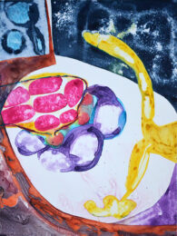 Soft Cells 4 by Carrie Moyer at Center Street Studio