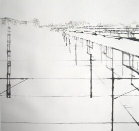 Station Lines Ii by Anja Percival at ebo Gallery