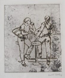 Study For Girls At Counter by Isabel Bishop at William Chambers Art