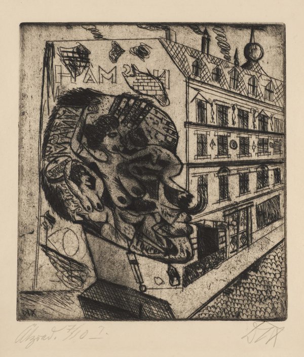 Syphilitiker (Man with Syphilis) by Otto Dix
