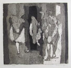 The Coats by Isabel Bishop at William Chambers Art
