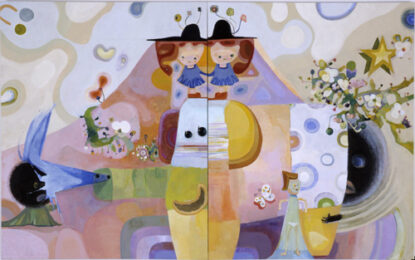 The Elephant, The Twins & Cell Division by Chinatsu Ban at Lieberman Contemporary
