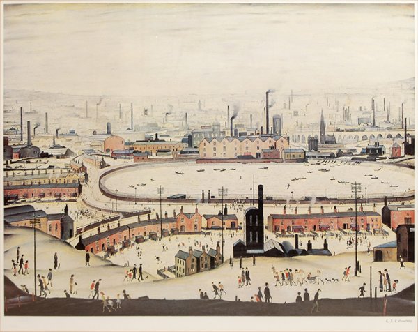 The Pond by L. S. Lowry