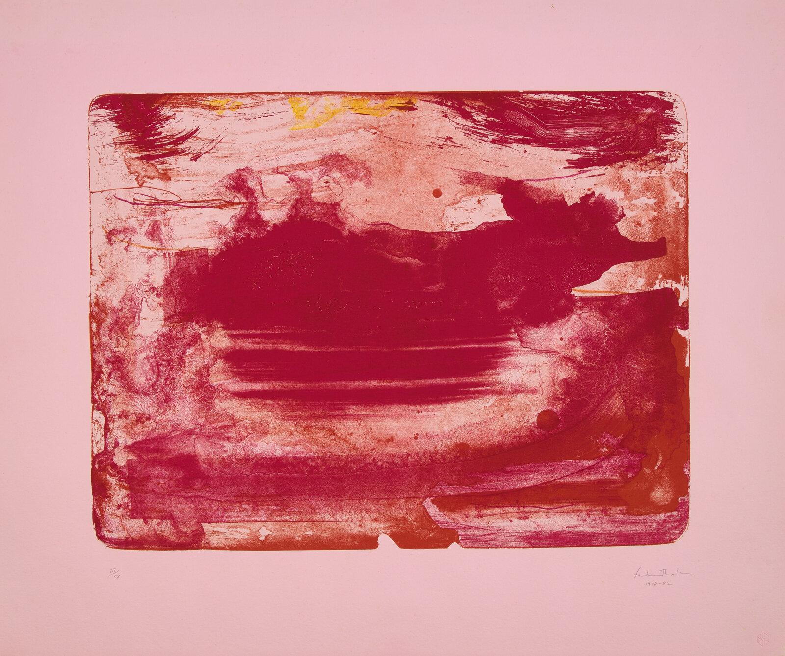 The Red Sea by Helen Frankenthaler