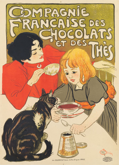 Compagnie FranÇaise Des Chocolats Et Des ThÈs by Theophile-Alexandre Steinlen