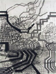 Thin Air 3 (grey black) by Diana Cooper at Oehme Graphics