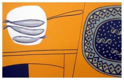 Three Fishes by Geoffrey Robinson at Artizan Editions
