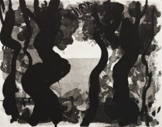 Through The Trees (b&w 1) by Paul Resika at VanDeb Editions