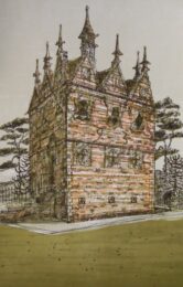 Tresham’s Triangular Lodge by Richard Beer at Pomegranate Fine Art