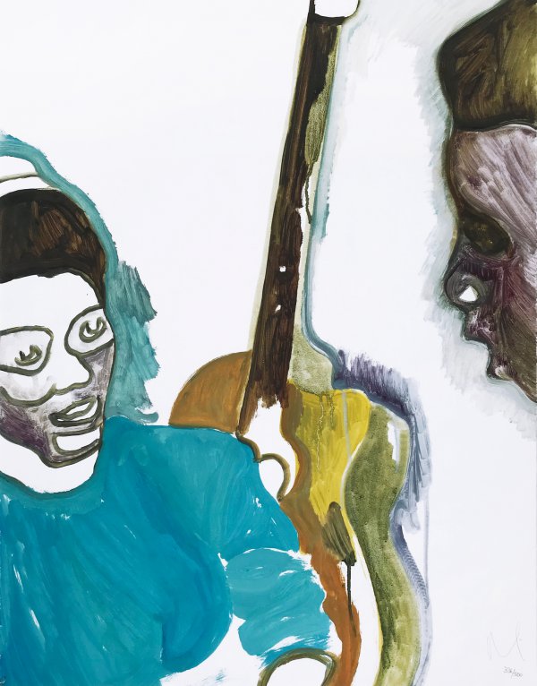 Two Students by Peter Doig