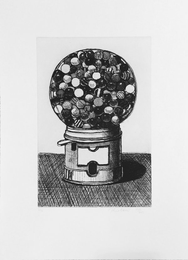 Dark Gumball Machine by Wayne Thiebaud