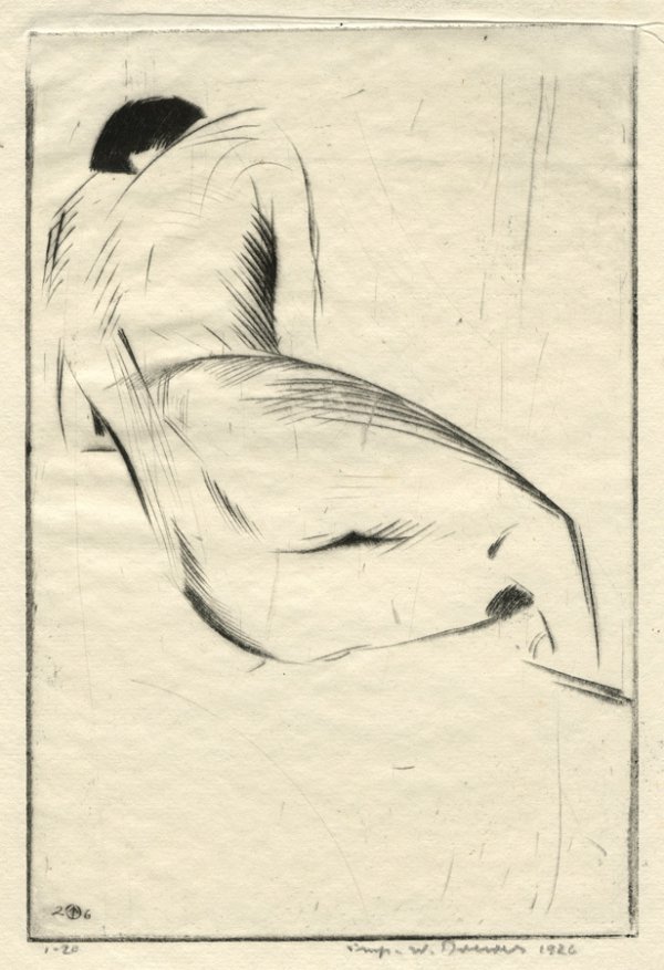 Figure Study Nº 1 by Werner Drewes