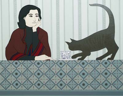 Meditation And Minou by Will Barnet
