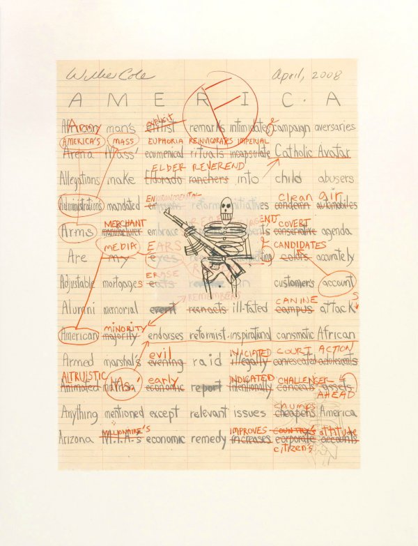 Ameriquiz by Willie Cole