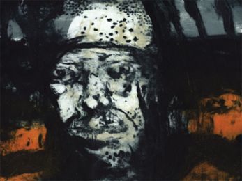 Yellow Man by Hughie O'Donoghue at Irish Museum of Modern Art