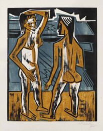 Zwiesprache (Dialogue or Interaction) by Max Pechstein at Simon Theobald Ltd