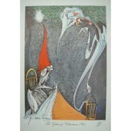 ‘the Ghosts Of Christmas Past’ With Book – Both Items Signed , Print Also Numbered. by Gerald Scarfe at Pomegranate Fine Art