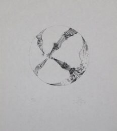 4 Pájaros (4 Birds) by Joan Ponç at Sylvan Cole Gallery
