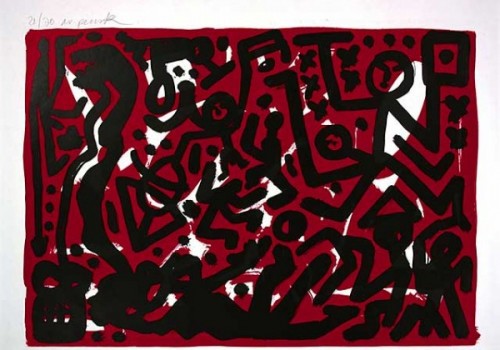 Lausanne 2 Aber Hallo by A.R. Penck